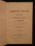 Campagne d'Italie en 1859, chroniques de la geurre, 2 tomes