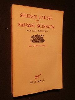 Science fausse et fausses sciences