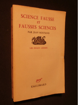 Science fausse et fausses sciences