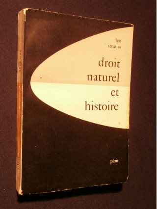 Droit naturel et hsitoire