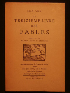 Le treizième livre des fables