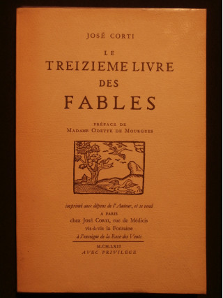 Le treizième livre des fables