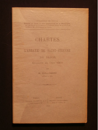 Chartes de l'abbeye de Saint Etienne de Dijon, enquête de l'an 1300