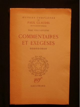 Commentaires et exégèses