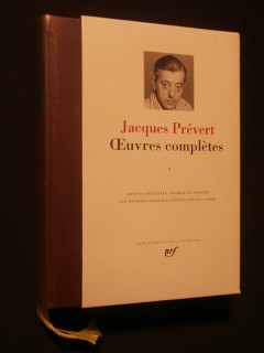 Oeuvres complètes,  prévert, tome 1