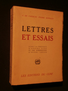 Lettres et essais