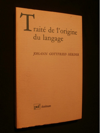 Traité de l'origine du langage