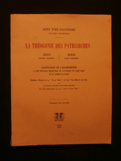 La théogonie des patriarches