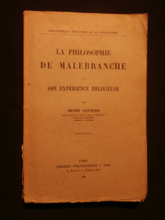 La philosophie de Malebranche et son expérience religieuse