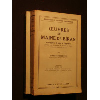 Oeuvres de Maine de Biran, tome 8 et 9, essais sur les fondements de la psychologie