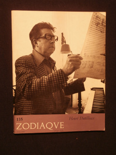 Revue Zodiaque n°135, Henri Dutilleux