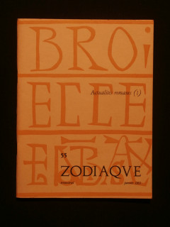 Revue Zodiaque n°55, actualités romanes 1