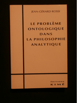 Le problème ontologique dans la philosophie analytique